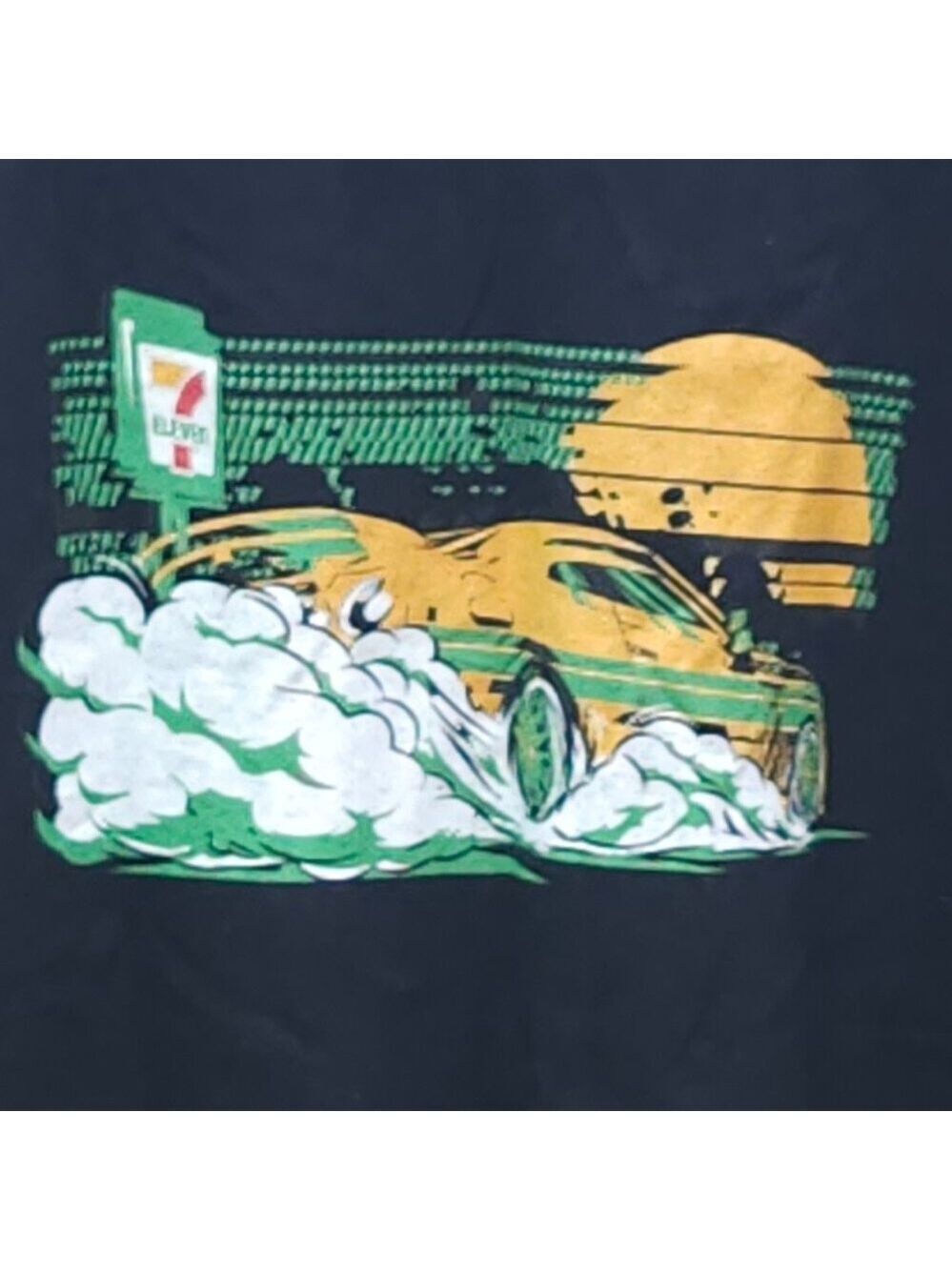 VINTAGE 7-Eleven t-shirt Graphic Size X-Large 7-11 Back Graphic